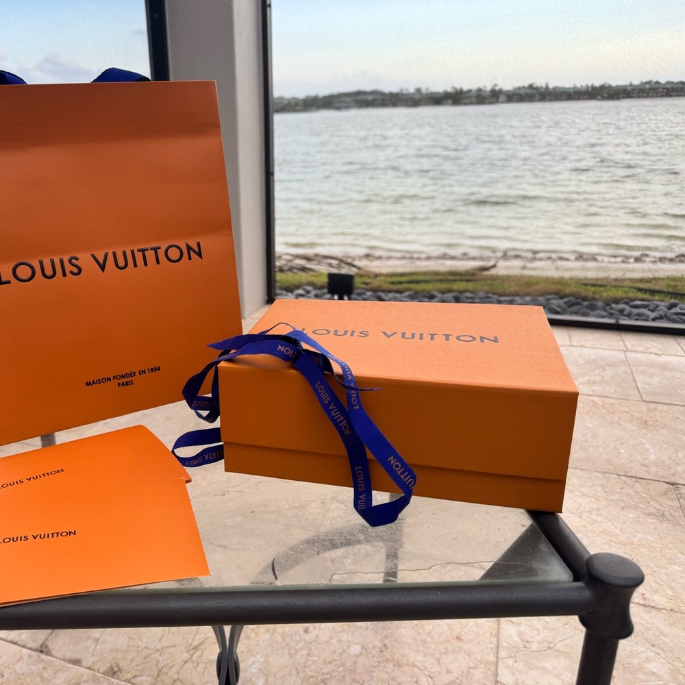Louis Vuitton Box with Dust Bag, Receipt Holder & Ribbon